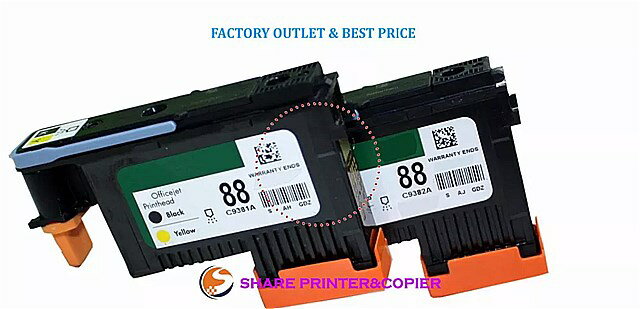 88a ヘッド c9381a c9382a プリントヘッド 用 の hp 88 k550 k5400 k8600 l7000 L7480 l7550 l7580 l7590 l7650 l7680 l7681 L7710 L7750