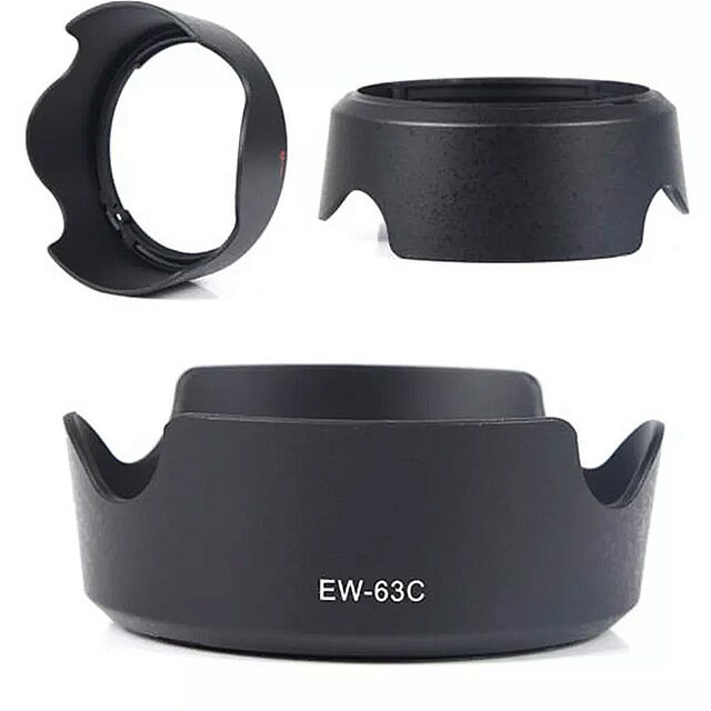 レンズ フード キャノン EF-S EW63C EW-63C 18-55ミリメートルf/3.5-5.6は stm カメラ レンズ フード レンズ protetor ew 63c