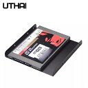 UTHAI G09 超薄型 SSD ソリッドステート ハード ドライブ ブラケット 2.5 インチ ハード ディスク ブラケット HDD キャディートレイ ハード ドライブ アダプタ(2)