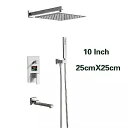 Langyo シャワーヘッド 3の方法 デジタル ディスプレイミキサー滝 浴室 の シャワー の 蛇口 マットブラック/ クローム デジタル シャワー 蛇口 セット 0