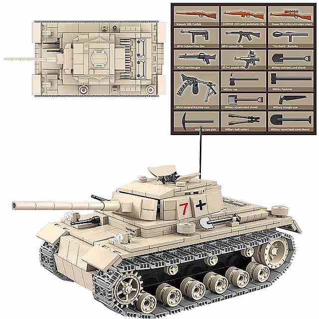462個ソビエトBT-7ライト戦 車 ビルディング ブロック 軍事タンク アクセサリー 兵士 レンガ 軍 おもちゃ 子供 の プレゼントに！