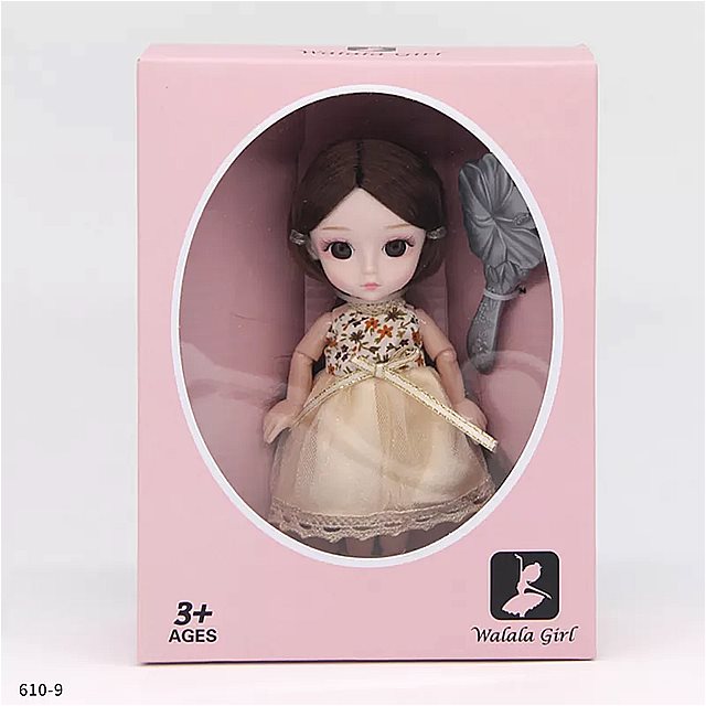 楽天輸入雑貨お取り寄せ Jsame16センチメートルbjd 人形 1/12 13ジョイントファッションプラスチック 人形 スカート 服 靴櫛ベビー メイク アップアップ おもちゃ 女の子 のためのdiy プレゼントに！