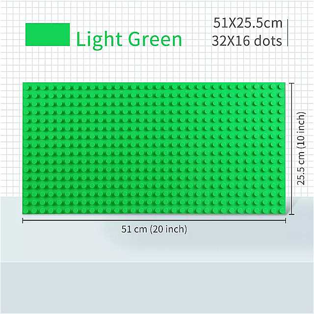 51*25.5センチメートル クラシックビッグサイズ ビルディング ブロック ベースプレート互換性ビッグサイズ ブロック 16*32スタッド レンガ ベースプレートの おもちゃ