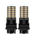 2 個 T25 3157 3156 3057 3457 4157 3047 P27 7 ワット P27W 2000Lm 超高輝度 LED canbus 車 ブレ...