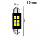 10 個 フェストゥーン 31 ミリメートル 36 ミリメートル 39 ミリメートル 41 ミリメートル LED 電球 C5W 超高輝度 3030 SMD ca...