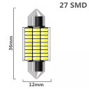 10個 フェストゥーン 31ミリメートル36ミリメートル39ミリメートル41ミリメートル LED 電球 C5W 超高輝度 4014 smd canbus エラー...
