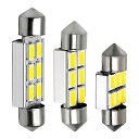 10個31ミリメートル36ミリメートル39ミリメートルC5W花綱 ドーム ライト 6 smd 5630 LED canbus エラーフリーカー ナンバープレート...