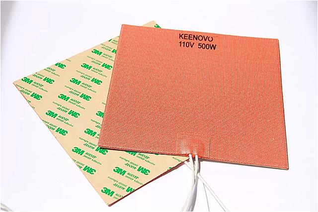 Keenovo- シリコンヒーター 3dプリンターヒーター reprap pcbヒーターのより良い交換 200x200mm 500w 110v