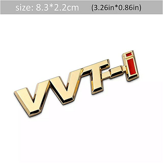 1 個 3D 金属 VVT-I 車 の サイド フェンダー リア トランク エンブレム バッジ ステッカー デカール スーツユニバーサル 車 車 の 装飾 ステッカー