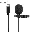 ミニ ラベリア マイク クリップオン 記録 microfono ため 雷 タイプc 3.5ミリメートル、 iphone 、ノートpc、pcとmac、 カメラ 、アンドロイド(2)