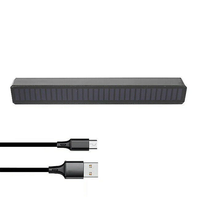 音声 制御 付き LED ストリップ ライト 音楽再生 RGB USB カラフルな音楽 アンビエント ライト サウンド コントロール Bluetooth