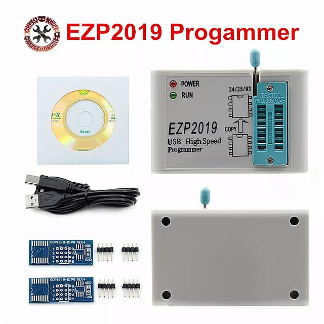 ezp2019高速 usb spiプログラマー 24 25 26 93 eeprom 25 flash bios