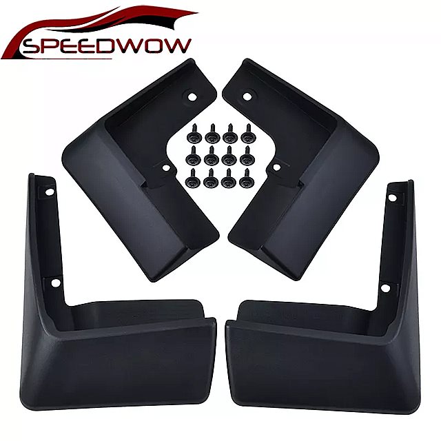 Speedwow 車 の泥フラップ前面背面 マッドガード スプラッシュガード フェンダー mudflaps トヨタ プリウス XW30 2012から2015フロントリア プロテクター