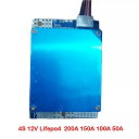 4s 12v lifepo4 リチウム リン酸 鉄 電池 保護ボード 200A 150A 100A 50A 3.2v パック bms バランススタート車のオートバイ(2)