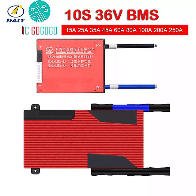 電動自転車 用 リチウム電池 保護 パネル bms 10s 36v lipo 天びん リチウム イオン電池 15a 20a 30a 40a 60a 80a 100a 200a 250a daly 用