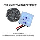 ミニ バッテリー 容量 インジケータ— 電源 レベルディスプレイ1s 2s 3s 5s li-ion 12.6v 12v 低電圧 警告 付き 4s lifepo4(2)