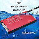 リチウム電池 lifepo4 24s 72v bms保護パネル 防水鉄製天びん 30a 40a 60a 100a 200a 300a 500a 24セルpcb ...
