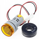 電流 電圧 計22mm AC50-500V 0-100act au23付き 電流 電圧 計