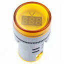 電流 電圧 計22mm AC50-500V 0-100act au23付き 電流 電圧 計