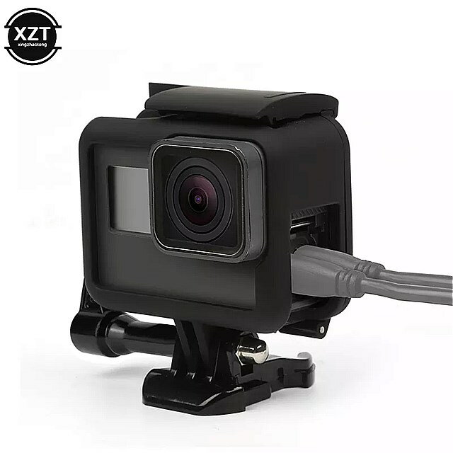 Goproアクション カメラ 用の 保護 フレーム ケース go pro hero 7 6 5と互換性のある アクセサリ