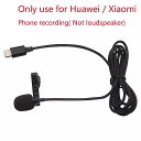 huawei p10/p20/p30 xiaomi スマートフォン 用の usb c コネクタ 付き ミニ コンデンサー マイク(2)