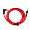 1メートルの赤い オーディオ ケーブル ケーブル 3.5mm ジャック から3.5mm ジャック aux オス から オス mp3 mp4 スピーカー 用 車 ...