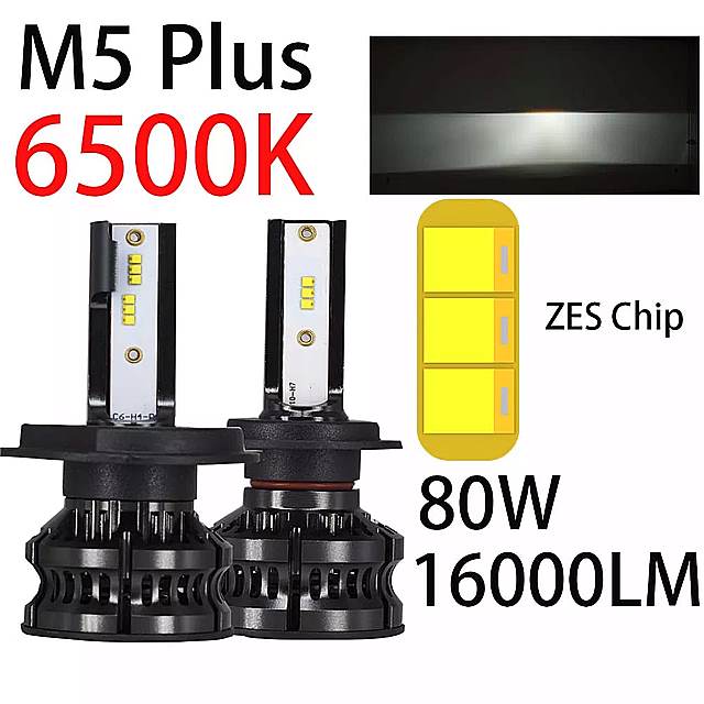 Yhkoms H4 led 4300 18k zes H1 H7 led 5000 18k 8000 18k H8 H9 H11 9005 HB3 9006 HB4 H3 80ワット16000LM 車 ヘッドライト オート フォグライト 12v 6500 18k0