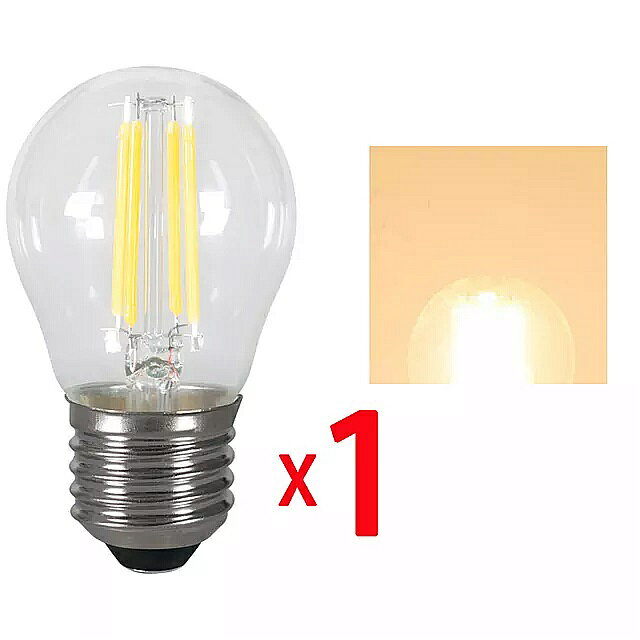 グローブランプ ハイパワー LED ライト 4w グローブ ランプ ウォームホワイト フィラメント 省エネ 電球