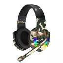63HDリアル で パワフル な ゲーム ヘッドセット ステレオサウンド ラップトップ イヤホン rgb 人間工学に基づいたデザイン