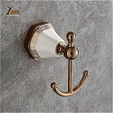 Zgrk ヨーロッパ スタイル合金 トイレ ブラシ ホテル 浴室 の服 フック 豪華 シングル 歯ブラシ カップ 浴室 ハードウェア