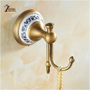 Zgrk アンティーク バス ルーム青と 白 の磁器の アクセサリー 彫銅合金 ハードウェア セットウォールマウント 浴室 ハードウェア キット