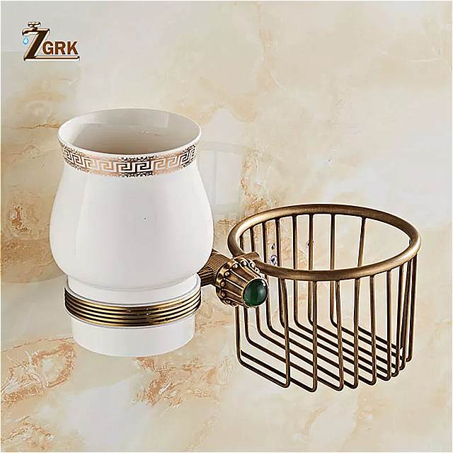 Zgrk新 アンティーク バス ウェアセットポリッシュ磁器ベース 浴室 付属品ウォールマウント 浴室 製品