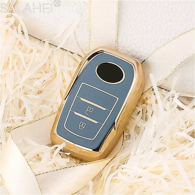 tpu - 車 の キー シェルフ ケース トヨタ チャリス アベンシス プリウス aygo カムリ カローラ ランド クルーザー 200 プラド クラウン 用