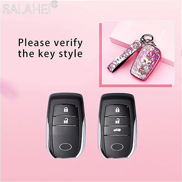 カー キーケース tpu トヨタ chr rav4 オーリス アベンシス プリウス アイゴ カムリ カローラ ランドクルーザー 200 プラド クラウン アクセサリー 用