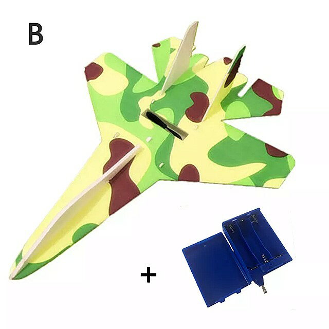 子供 用電動グライダーeppフォームグライダーled ライト 付き手動飛行シミュレーション戦闘機