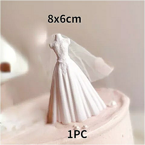 花嫁 ため ケーキ デコレーション 結婚式 ため 白い ウェディング ドレス ケーキ 装飾 用品