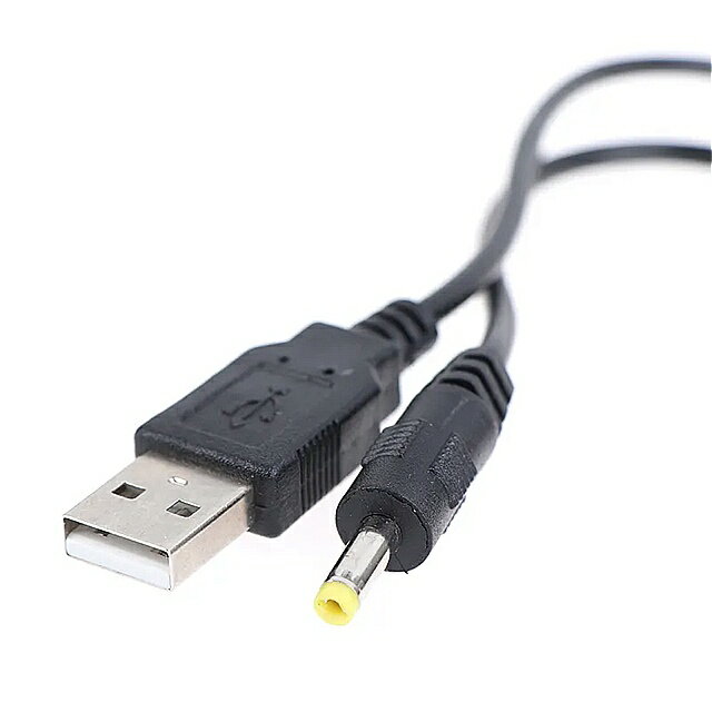USB充電ケーブル 1個1.2m 5v sony psp 1000/2000/3000用 充電コード バレルジャック 電源ケーブルコネクタ