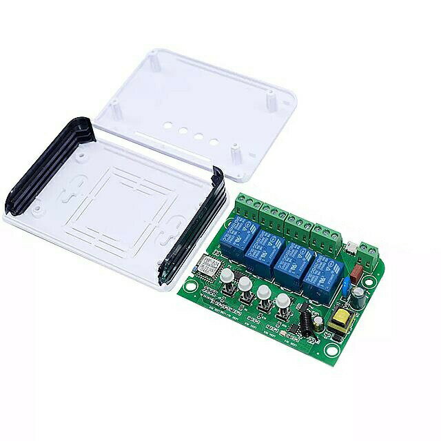 スマート ライト スイッチ コントローラ 4 チャンネル wifi DC 5v 12v 24v 32v ac110 220v alexa Google用