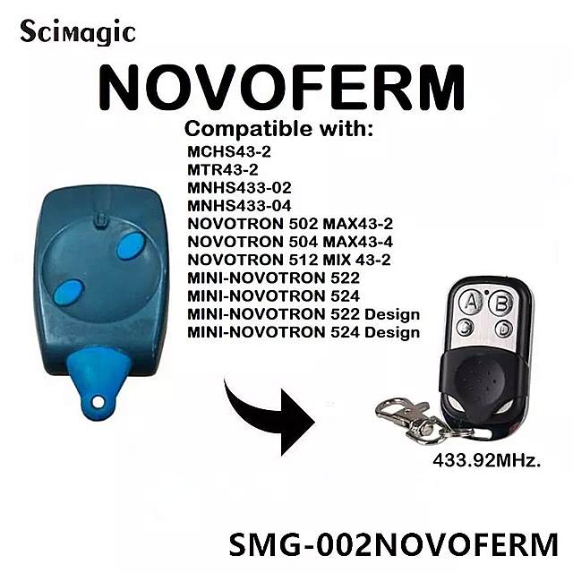 NOVOFERM MTR43-2 ݊ R [O R[h 433.92 MHz R K[W [g NOVOFERM R}h M@