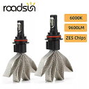 Roadusn 車 ヘッドライト 用 LED 電球 9004 h3 9007 h13 2 ユニット 6000k 自動 駆動 12v 24v(2)