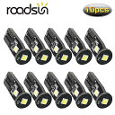 Roadsun 10個T10 LED canbus W5W 194 168 電球 ドーム 読書 ライセンスプレート ライト 車 室内灯 自動 信号 ランプ 12...