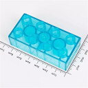 30 個 8 穴透明色 ビルディング ブロック の アクセサリー 互換 DIY クリエイティブ 組み立て る レンガ 教育 の おもちゃ