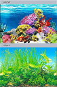 装飾 的な背景の魚の 水槽 の アクセサリー 風景のポスター ガラスの壁紙 海の植物 アクアスケープペイント 0