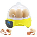 110 / 240V 7卵デジタル インキュベーター 、ファームホーム孵化チキンアヒルガチョウウズラバード ペット 卵のための湿度温度制御