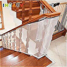 Imbaby- 赤ちゃん 用の厚いフェンス ドア用のセーフティネット バルコニー 階段 装飾用の ベビー レール