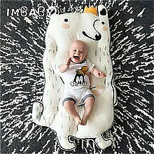 Imbaby- 赤ちゃん 用マットレス アライグマ ウサギ 赤ちゃん の部屋の装飾 這うマット 寝具 ベビー ベッド