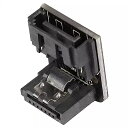 90 ° sata アダプター ファインプロフェッショナルマザー ボード コネクタ コンピュータ ホーム用(2)