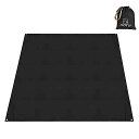 サイズ 153X143cm 超 軽量 ポケット ガーデン ペット シェード 帆 ピクニック マット 防水 サン シェード 日よけ タープ(4)