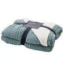 家庭 リビングルーム ベッド ルーム 用品 睡眠 毛布 カバー 毛布 無地 ニット オフィス 昼寝 毛布(3)