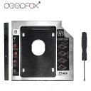DeepFox ユニバーサルアルミ合金 2nd HDD キャディー 12.7 ミリメートル SATA 3.0 2.5